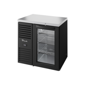 TRUE - Réfrigérateur Bar, Ext Noir / 1PV / L813 x P631 x H881 mm