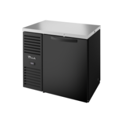 TRUE - Réfrigérateur bar "Traversant", Ext noir / 2PT / L914 x P631 x H881 mm