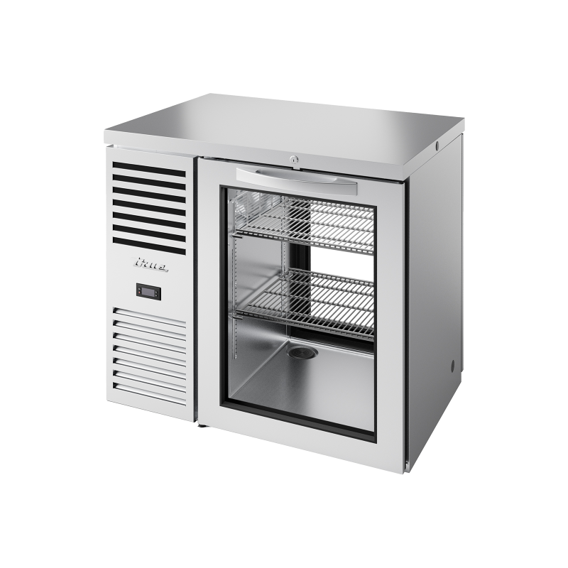 TRUE - Réfrigérateur bar Traversant, acier inox / 2PVT / L914 x P631 x H881 mm