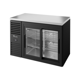 TRUE - Réfrigérateur Bar, Ext Noir / 2PCV / L1219 x P631 x H881 mm