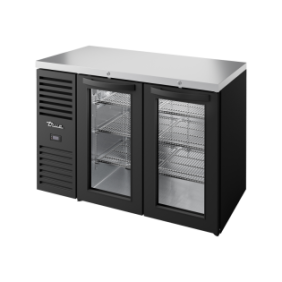 TRUE - Réfrigérateur Bar, Ext Noir / 2PV / L1219 x P631 x H881 mm