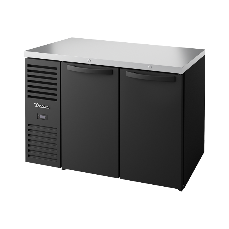 TRUE - Réfrigérateur Bar, Ext Noir / 2P / L1219 x P631 x H881 mm
