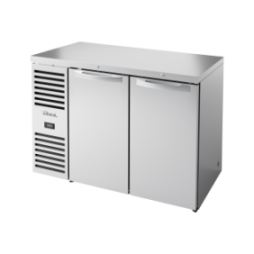 TRUE - Réfrigérateur de bar, Ext. en acier inox / 2P / L1219 x P631 x H881 mm