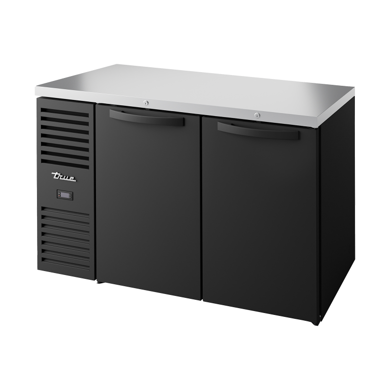 TRUE - Réfrigérateur Bar, extension Noir / 2P / L1321 x P631 x H881 mm