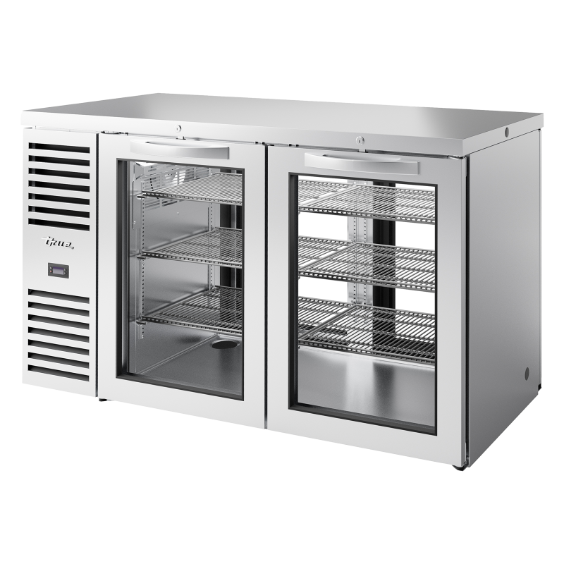 TRUE - Réfrigérateur bar Traversant acier inox / 2PVx2 / L1524 x P631 x H881 mm