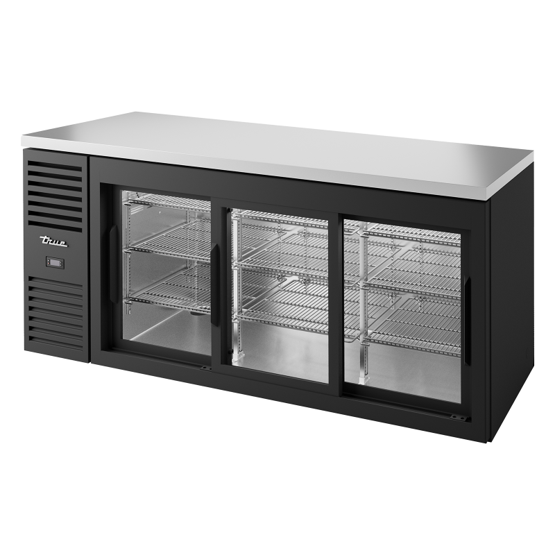 TRUE - Réfrigérateur Bar, Ext. en acier inox / 2P / L1524 x P631 x H881 mm