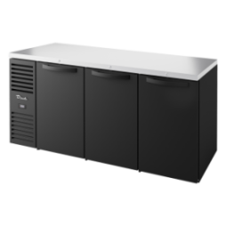 TRUE - Réfrigérateur Bar, Ext. Noir / 3PV / L1829 x P631 x H881 mm