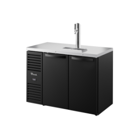 TRUE - Refroidisseur - Distrib. bière, Noir Ext - 1P-1PV - L1219 x P631 x H881