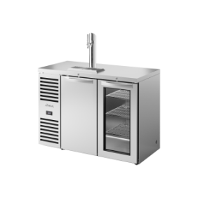 TRUE - Refroidisseur - Distrib. bière, Noir Ext - 2P - L1219 x P631 x H881