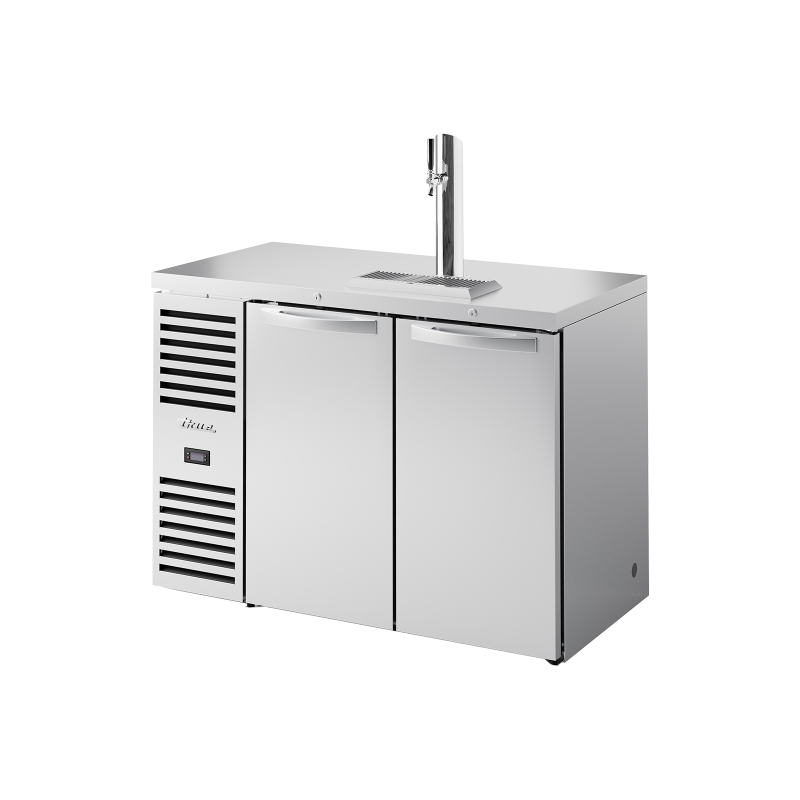 TRUE - Refroidisseur - Distrib. bière, acier inox - 1P-1PV - L1219 x P631 x H881