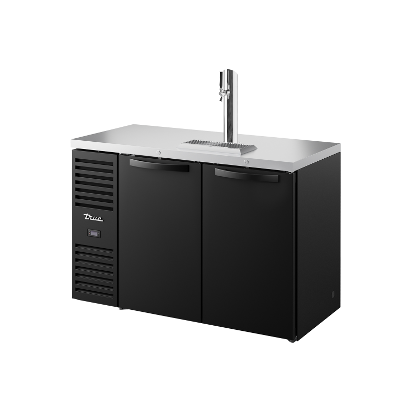 TRUE - Refroidisseur - Distrib. bière, Noir Ext - 1P-1PV - L1321 x P631 x H881