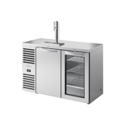 TRUE - Refroidisseur - Distrib. bière, Noir Ext - 2P - L1321 x P631 x H881