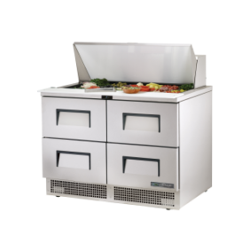 TRUE - Table de préparation - 2T - 1P - 18B - L1223 x P801 x H1181 mm