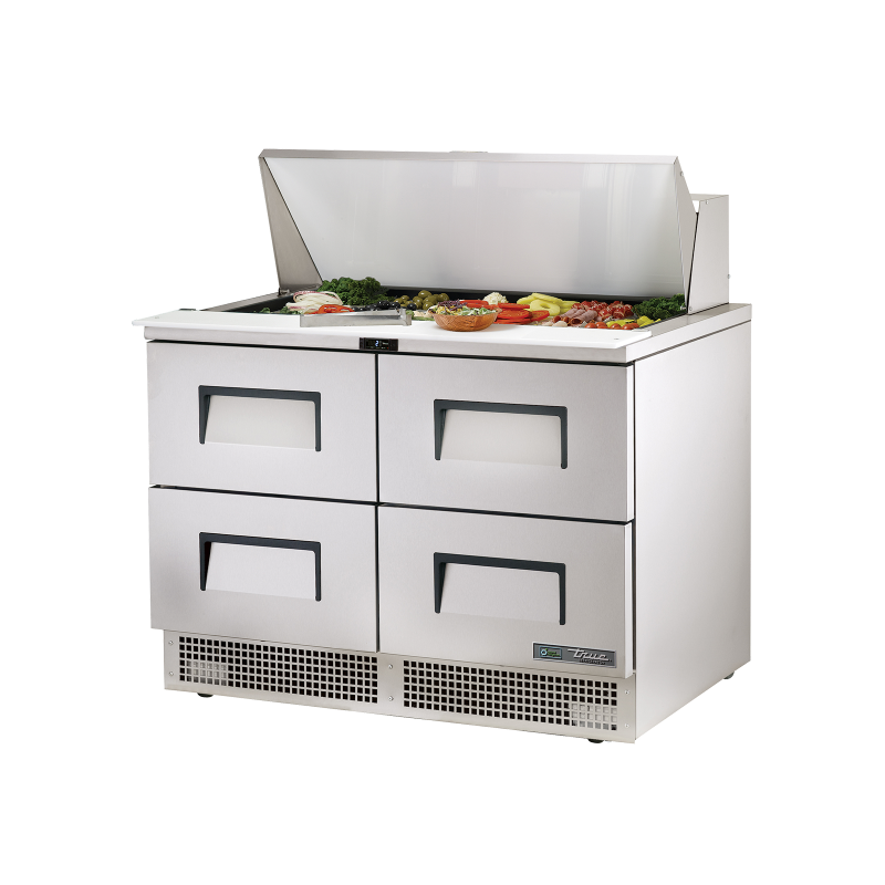 TRUE - Table de préparation - 2T - 1P - 18B - L1223 x P801 x H1181 mm