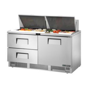 TRUE - Table de préparation - 2P - 18B - L1223 x P801 x H1181 mm