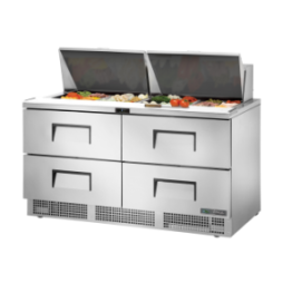 TRUE - Table de préparation - 2T - 1P - 24B - L1629 x P801 x H1181 mm