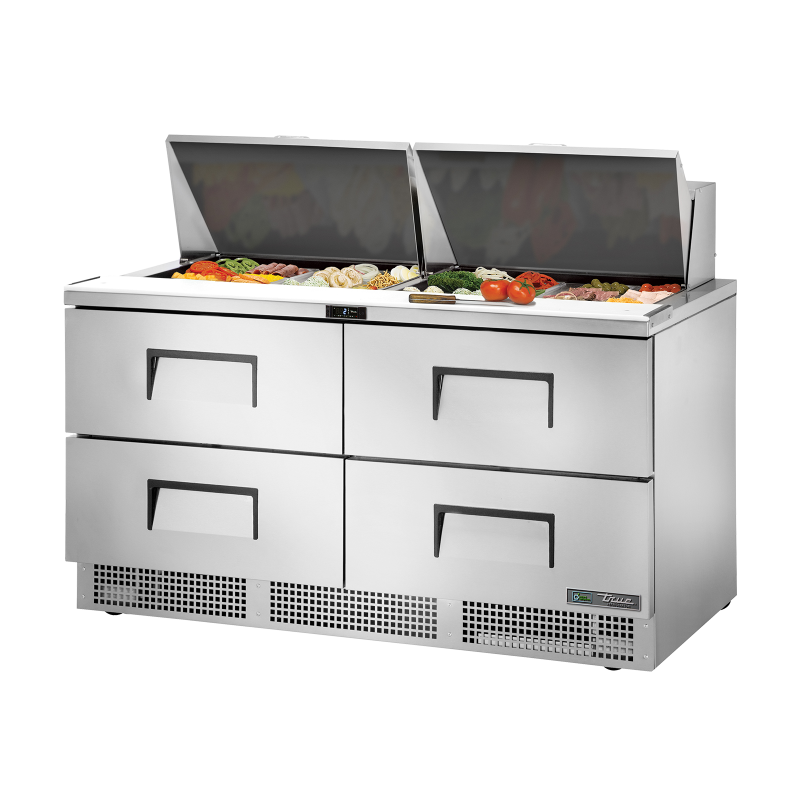 TRUE - Table de préparation - 2T - 1P - 24B - L1629 x P801 x H1181 mm