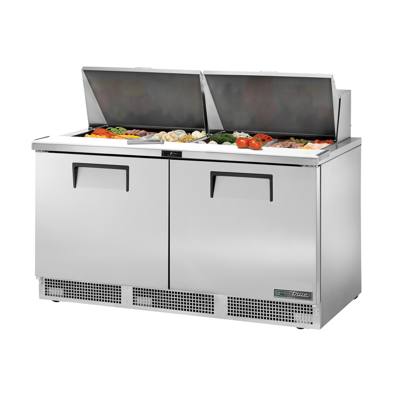 TRUE - Table de préparation avec CV - 2P - 24B - L1629 x P801 x H1181 mm