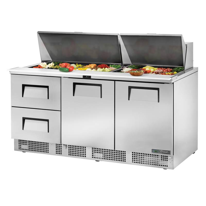 TRUE - Table de préparation - 2P - 24B - L1629 x P801 x H1181 mm