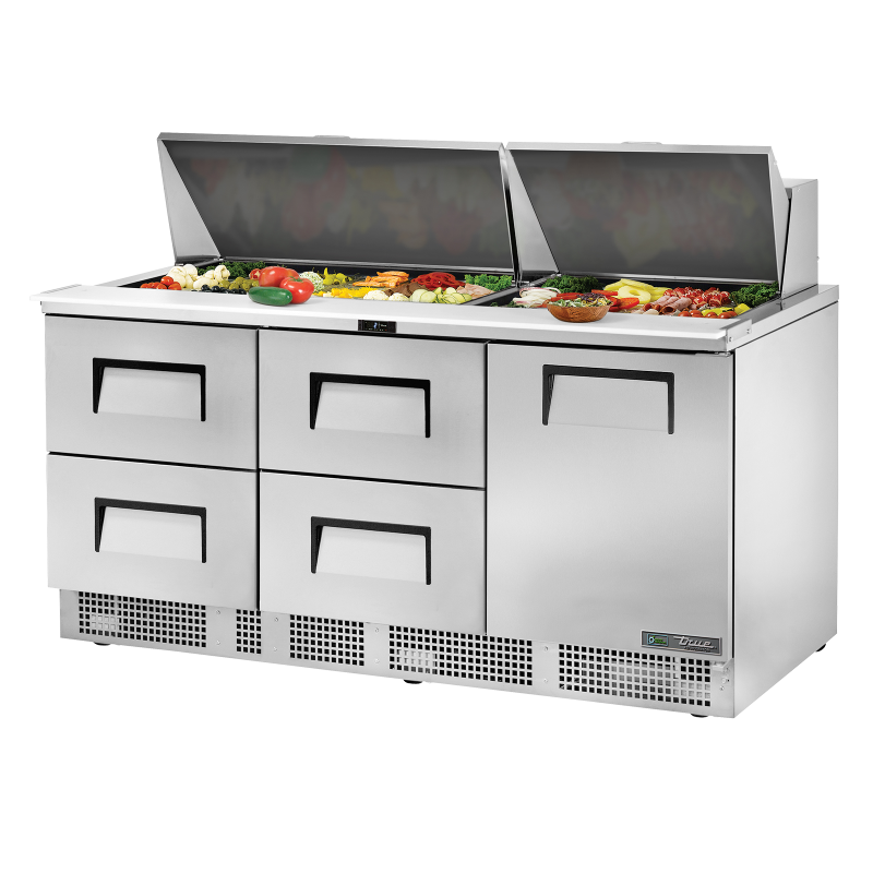 TRUE - Table de préparation - 2P - 2T - 30B - L1832 x P801 x H1181 mm