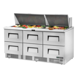 TRUE - Table de préparation - 1P - 4T - 30B - L1832 x P801 x H1181 mm