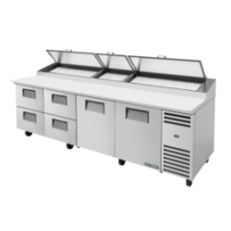 TRUE - Table de Préparation de Pizza - 2P - 4T - 15B - L3029 x P854 x H1133 mm