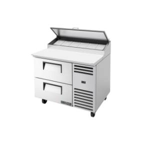 TRUE - Table de Préparation de Pizza - 2T - 6B - L1133 x P854 x H1133 mm