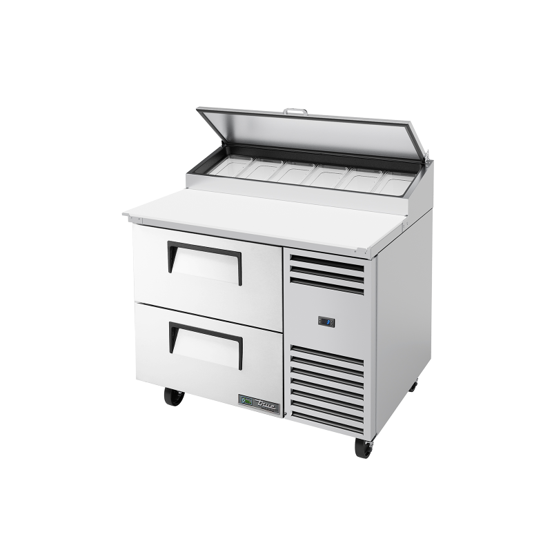 TRUE - Table de Préparation de Pizza - 2T - 6B - L1133 x P854 x H1133 mm