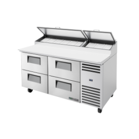 TRUE - Table de Préparation de Pizza - 4T - 9B - L1709 x P854 x H1133 mm