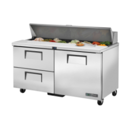 TRUE - Table de préparation - 2P - 2T - 16B - L1534 x P766 x H1093 mm