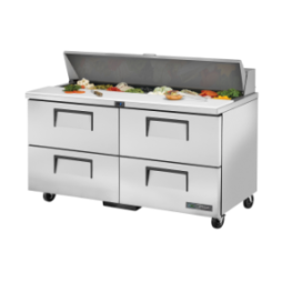 TRUE - Table de préparation - 4T - 16B - L1534 x P766 x H1093 mm