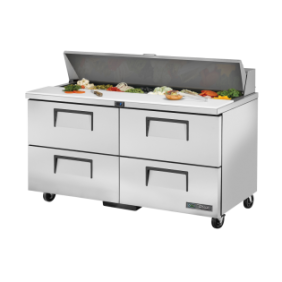 TRUE - Table de préparation - 4T - 16B - L1534 x P766 x H1093 mm