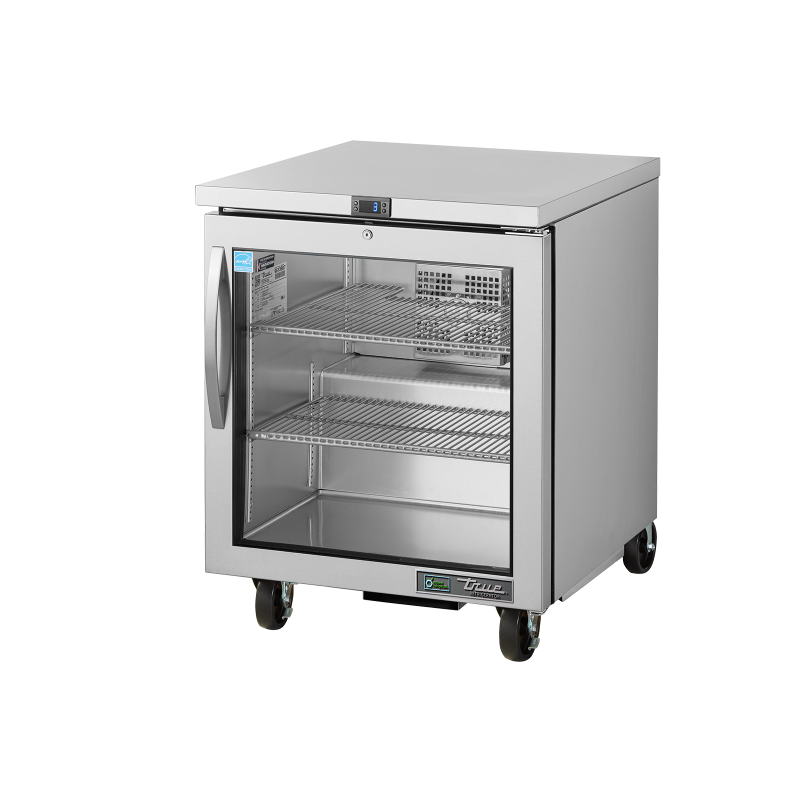 TRUE - Réfrigérateur Comptoir Bas - 1P (vitré) - L702 x P766 x H839 mm