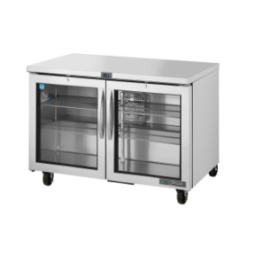 TRUE - Réfrigérateur Comptoir Bas - 2P (vitré) - L1229 x P766 x H839 mm