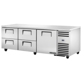 TRUE - Réfrigérateur Comptoir Bas - 4T - 1P - L2373 x P818 x H839 mm