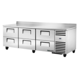 TRUE - Réfrigérateur Comptoir Bas - 6T - L2369 x P823 x H1004 mm