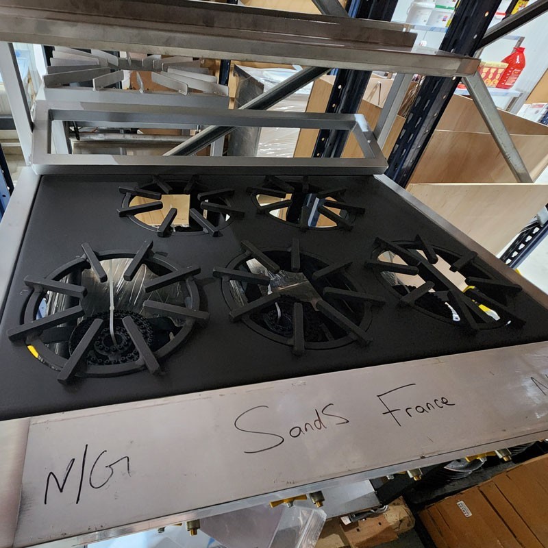 UK GAS Cooker - 5 brûleurs / GAZ NAT / Hard Top