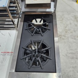 UK GAS Cooker - 2 brûleurs / GAZ NAT / Hard Top
