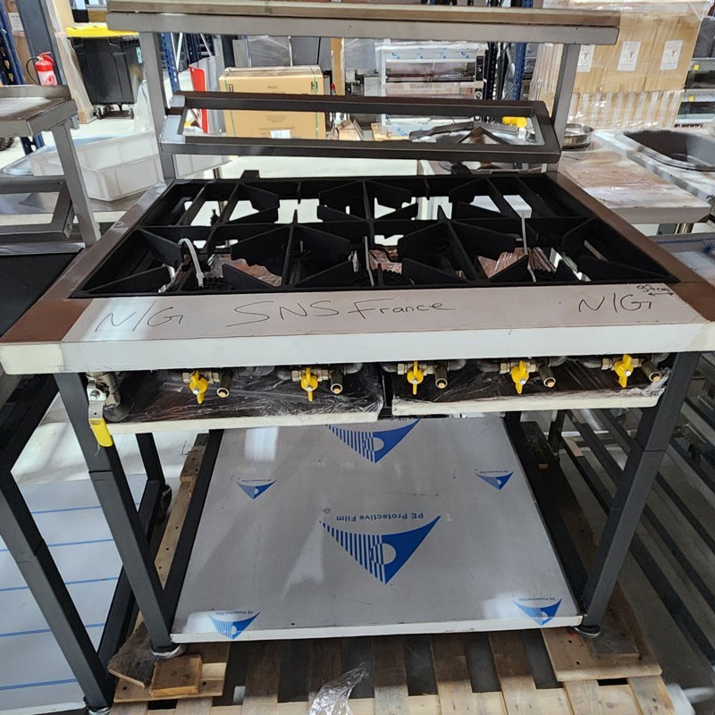 UK GAS Cooker - 5 brûleurs / GAZ NAT / Open Top