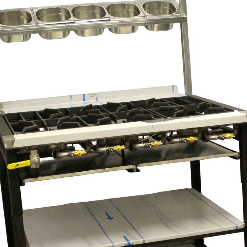 UK GAS Cooker - 5 brûleurs / GAZ NAT / Open Top