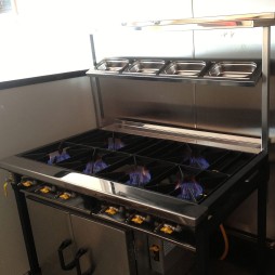 UK GAS Cooker - 6 brûleurs / GAZ NAT / Open Top