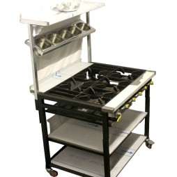 UK GAS Cooker - 5 brûleurs / LPG / Open Top