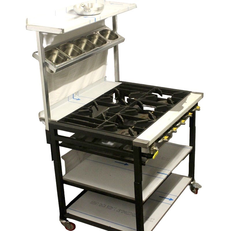 UK GAS Cooker - 5 brûleurs / LPG / Open Top