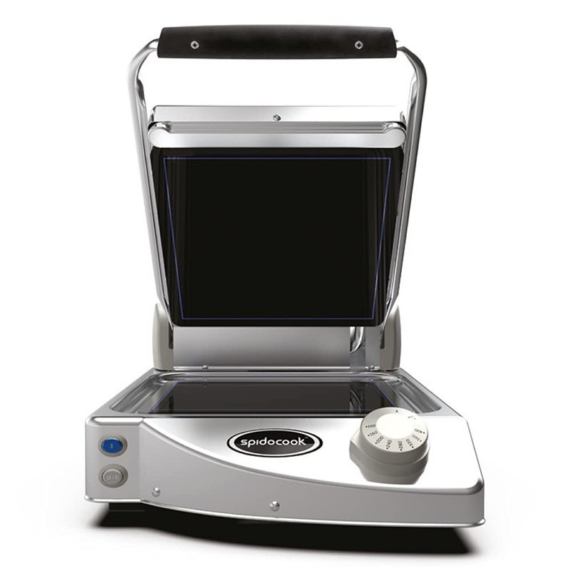 Spidocook - Plaque vitrocéramique SPIDOGLASS / PLAN LISSE NOIR/ ANALOGIQUE