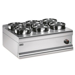 LINCAT Bain Marie Électrique (Pots Ronds - Eau) / 6 Pots