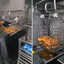 Anets/Pitco - Rack Fryer Électrique Manuel / Auto-Filtration - Touch Screen