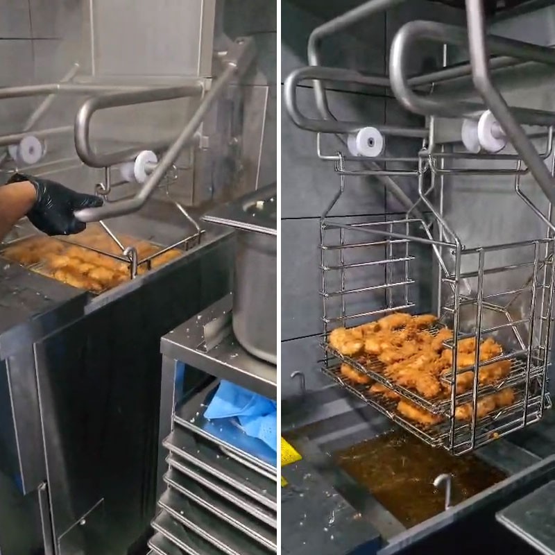 Anets/Pitco - Rack Fryer Électrique Manuel / Auto-Filtration - Touch Screen