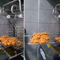 Anets/Pitco - Rack Fryer Électrique Manuel / Auto-Filtration - Touch Screen