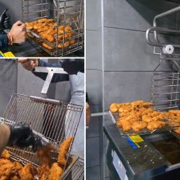 Anets/Pitco - Rack Fryer Électrique Manuel / Auto-Filtration - Touch Screen