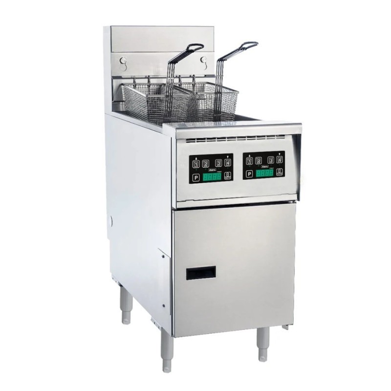 Anets - Friteuse Ouverte Électrique / 2 Demi Paniers / SPLIT / Digital Control